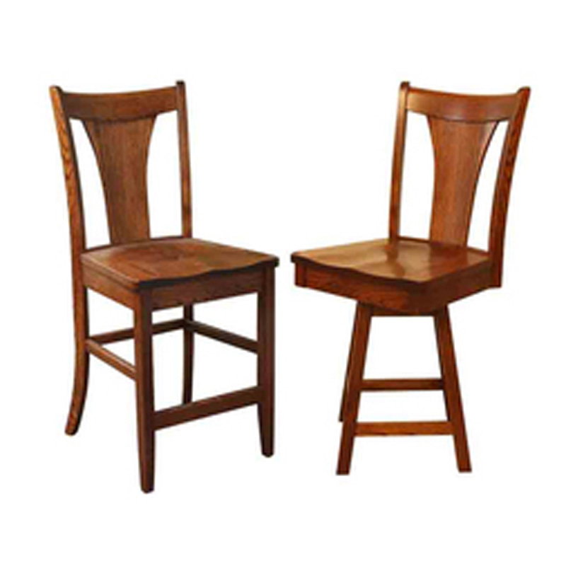 Still Fork 216224 Chairs and Stools Hawkeye 24 inch Side Bar Chair