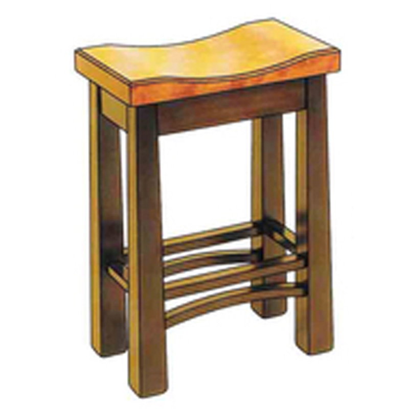 Still Fork 230024 Backless Stools Monroe Saddle 24 inch