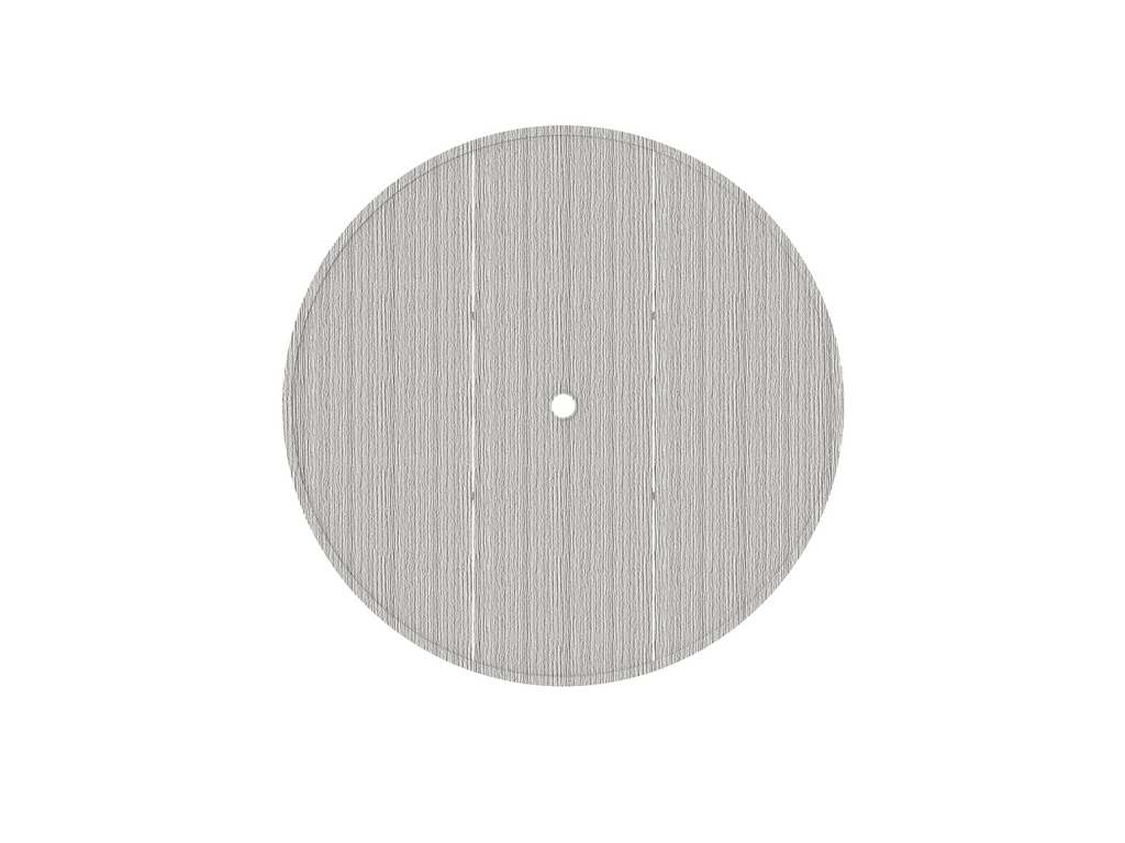 Summer Classics 132831 Horizon 48 Inch Round Table Top Slate Grey