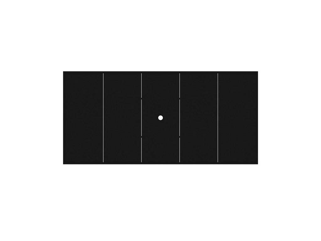 Summer Classics 133097 Horizon 84 Inch X 40 Inch Rectangle Table Top Midnight