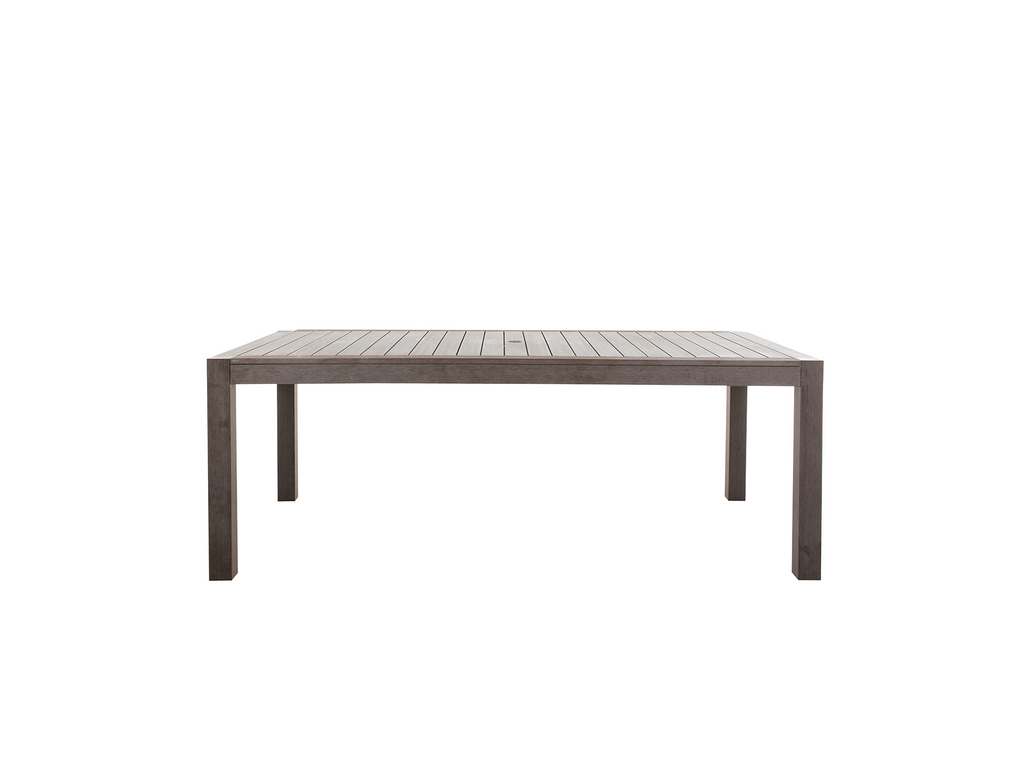 Summer Classics 269531 N Dura Portside Rectangular Dining Table Slate Grey