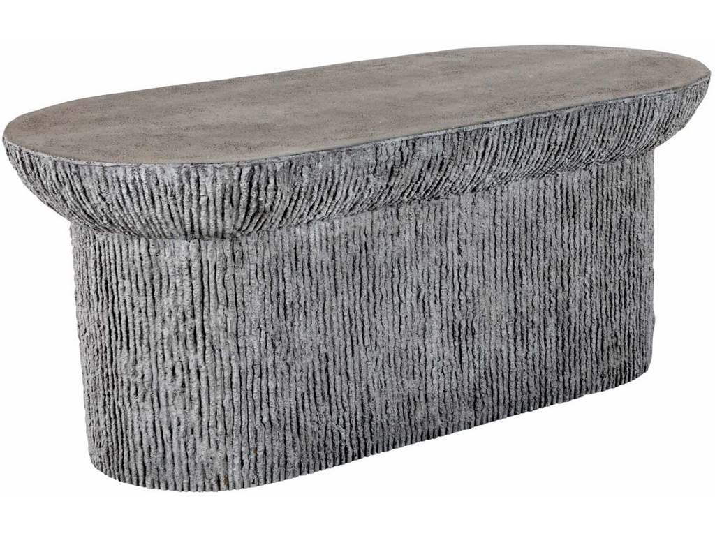 Summer Classics 1756 Cast Stone Brant Oval Coffee Table