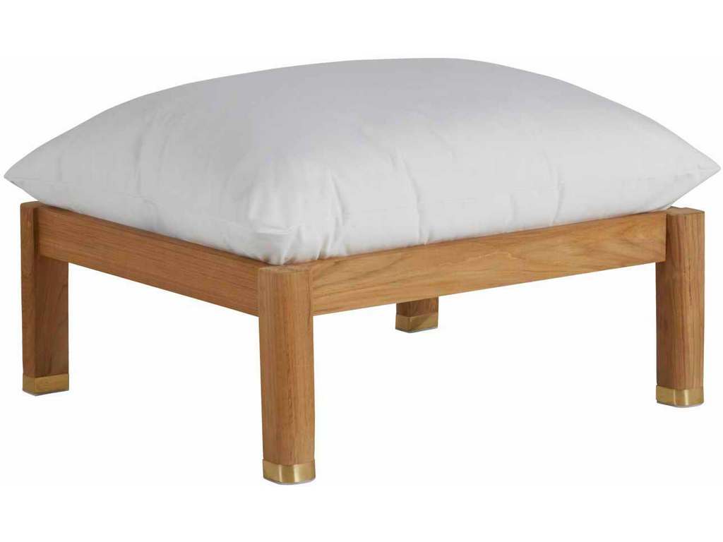 Summer Classics 2404 Monterey Teak Ottoman