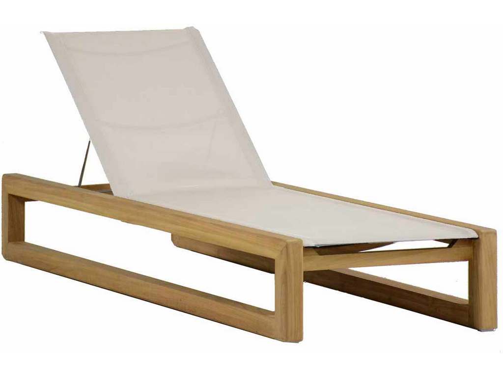 Summer Classics 2943 Malta Teak Chaise Lounge