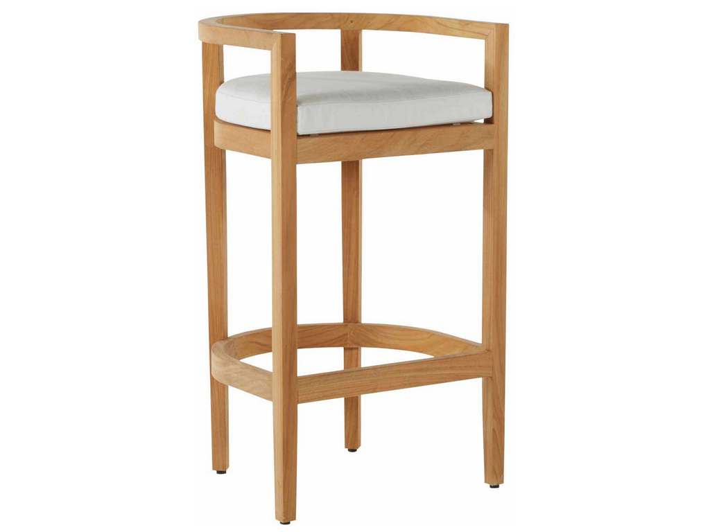 Summer Classics 2792 Santa Barbara Teak 30 inch Barrel Bar Stool