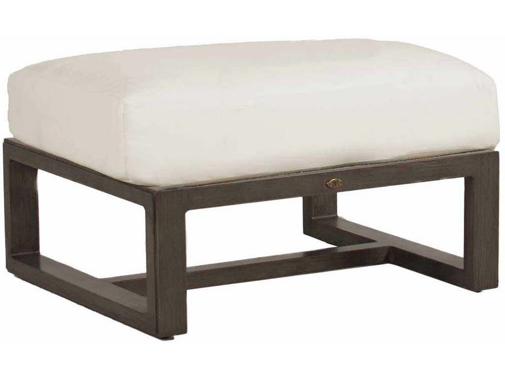 Summer Classics 3402 Avondale Aluminum Ottoman
