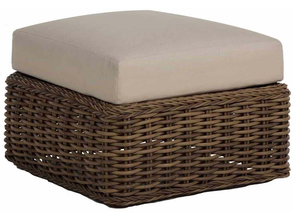 Summer Classics 3412 Soho Wicker Ottoman