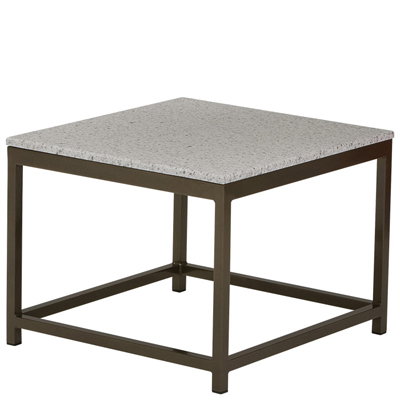 Tropitone 591024B Cabana Club Aluminum 24 inch Square End Table