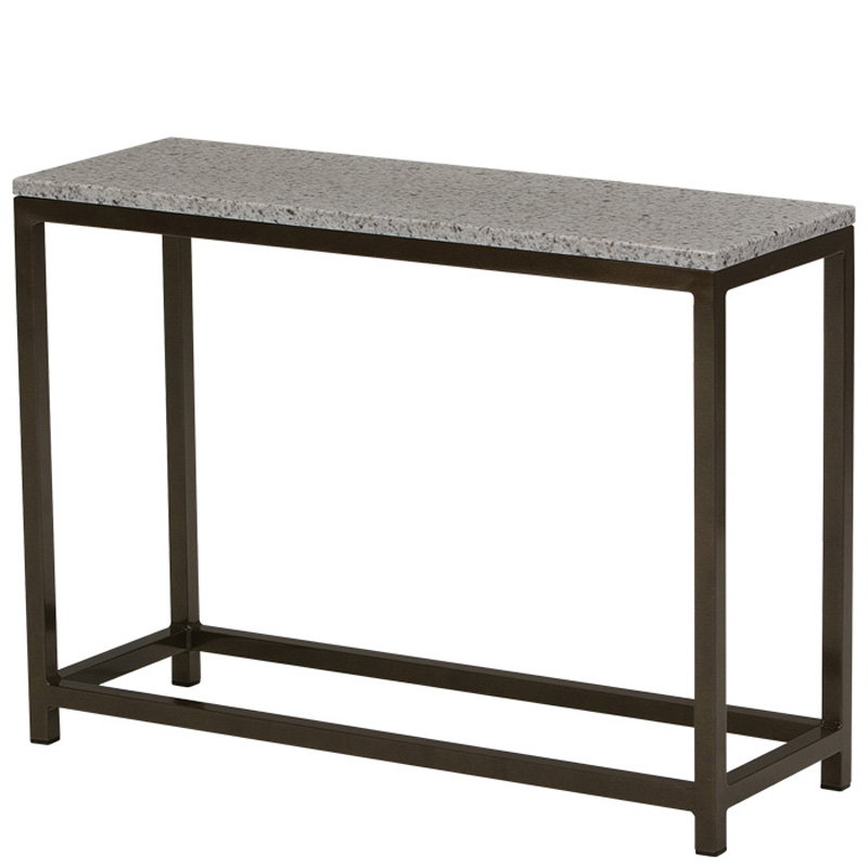 Tropitone 591079B Cabana Club Aluminum 34×12 Rectangular Sofa Table