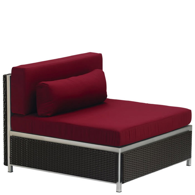 Tropitone 510710MC Cabana Club Stainless Steel Woven Cabana Club Woven Center Module Full Woven