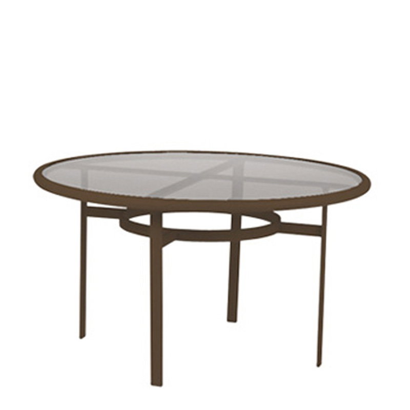 Tropitone 190348 Acrylic and Glass Tables 48 inch Round Dining Table