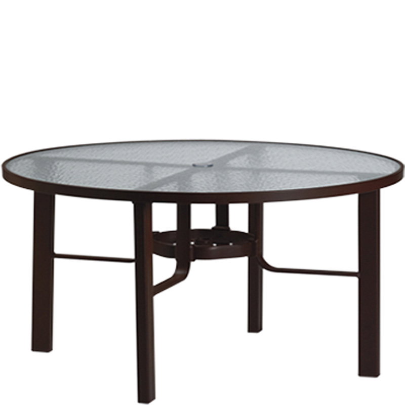 Tropitone 730561 Acrylic and Glass Tables 60 inch Round Dining Table, KD