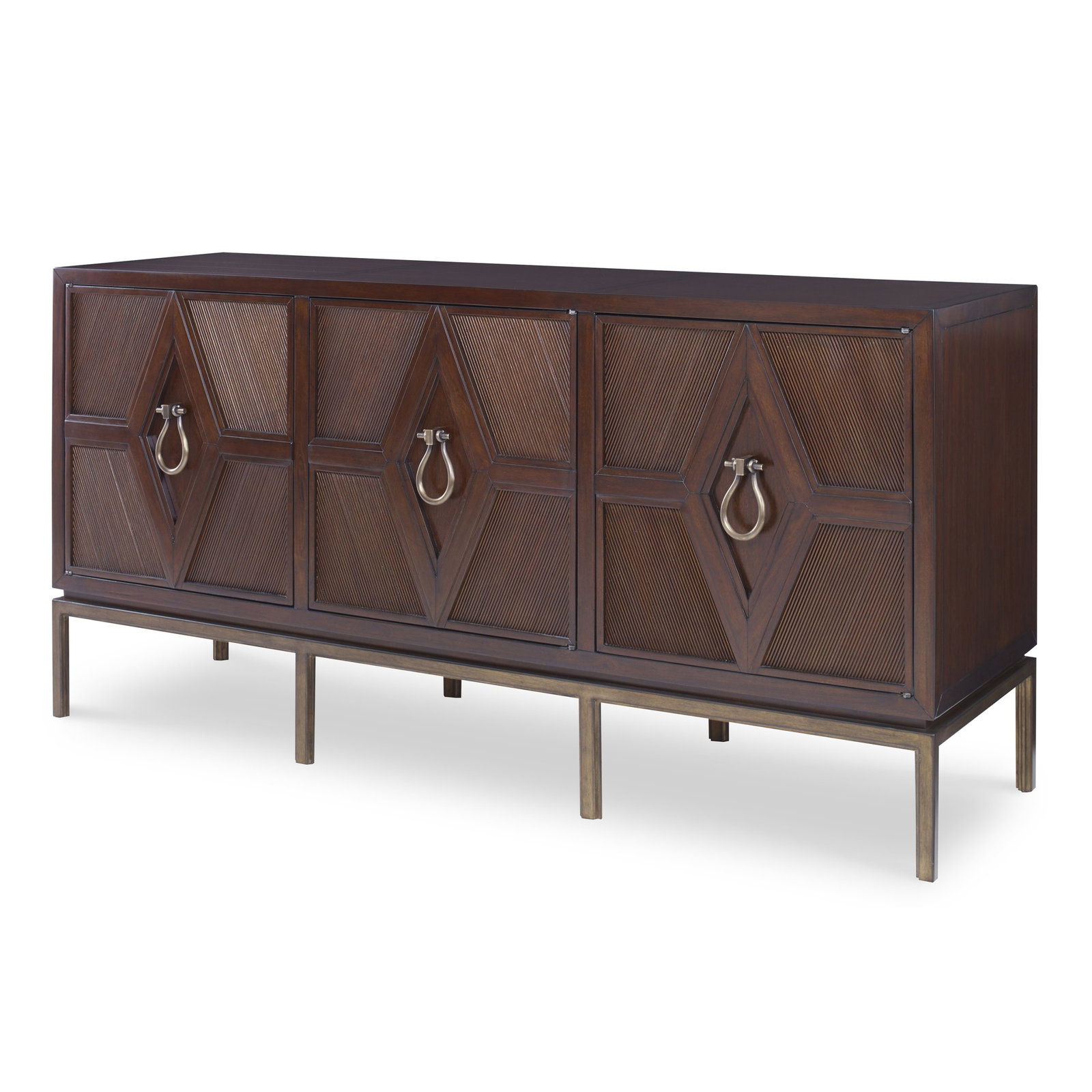 Ambella Home 04602-820-001 Diamond Multi-Use Cabinet Dark