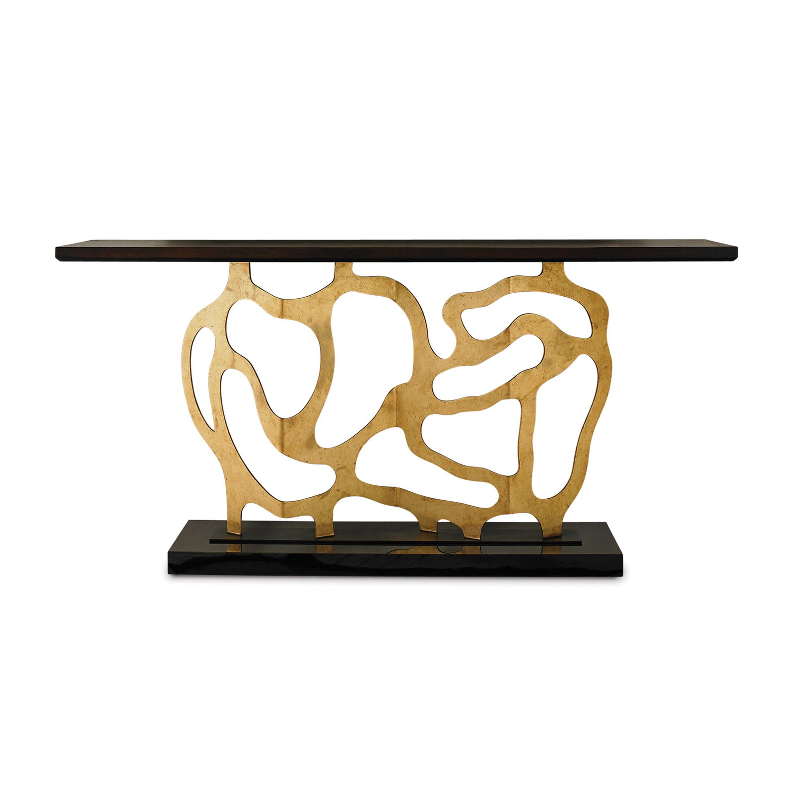 Ambella Home 07200-850-003 Sculpted Console Gold