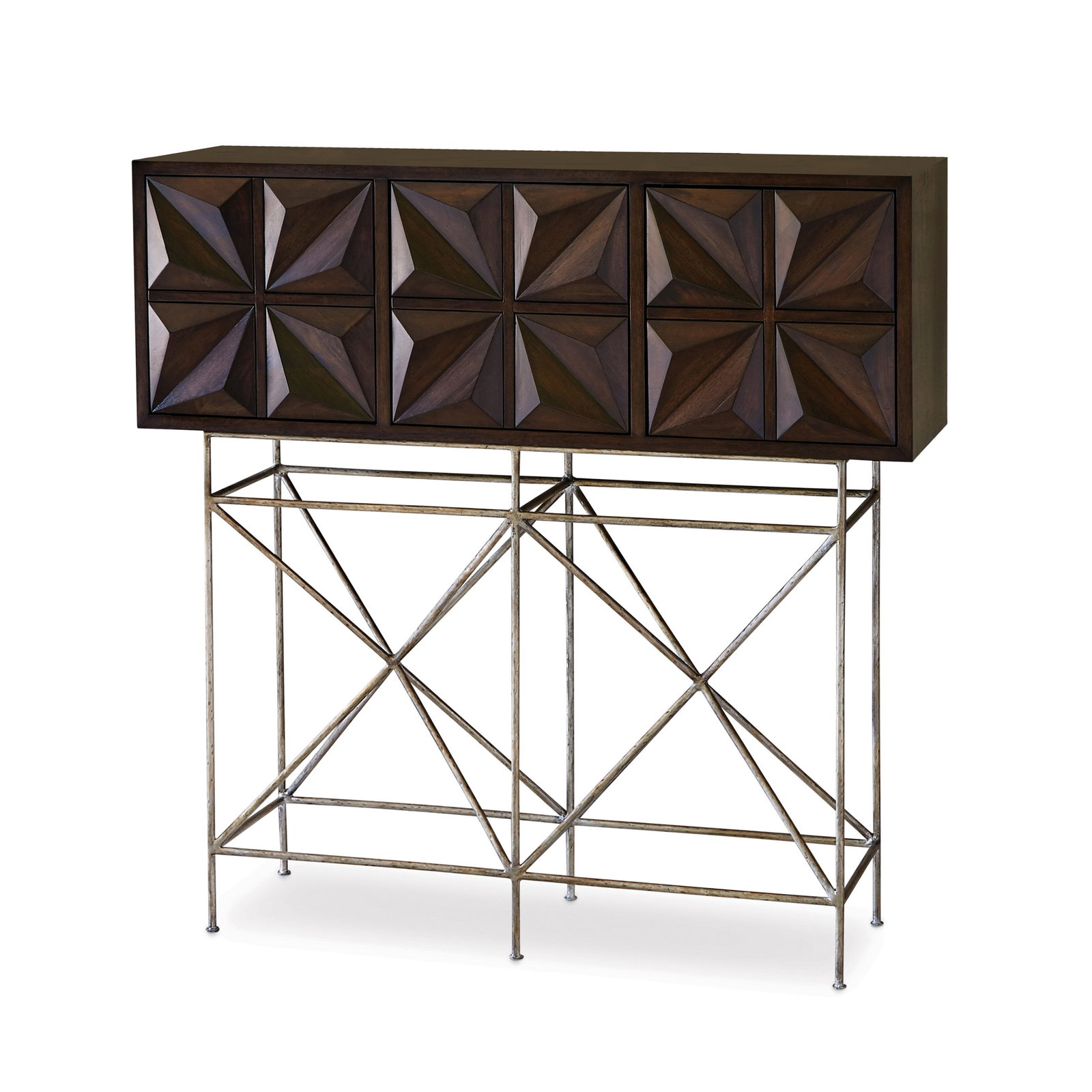 Ambella Home 07207-850-001 Snowflake Console Table