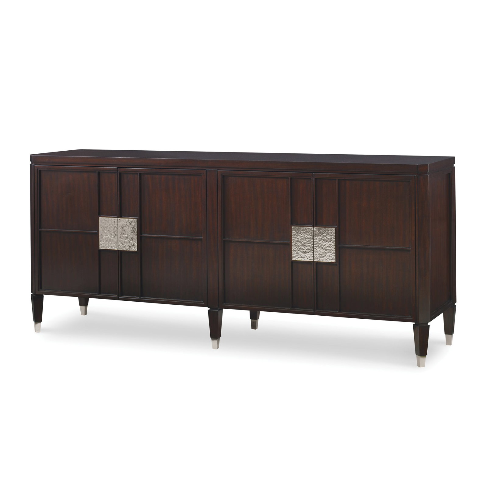 Ambella Home 07251-630-001N Harrison Sideboard Walnut W/ Nickel