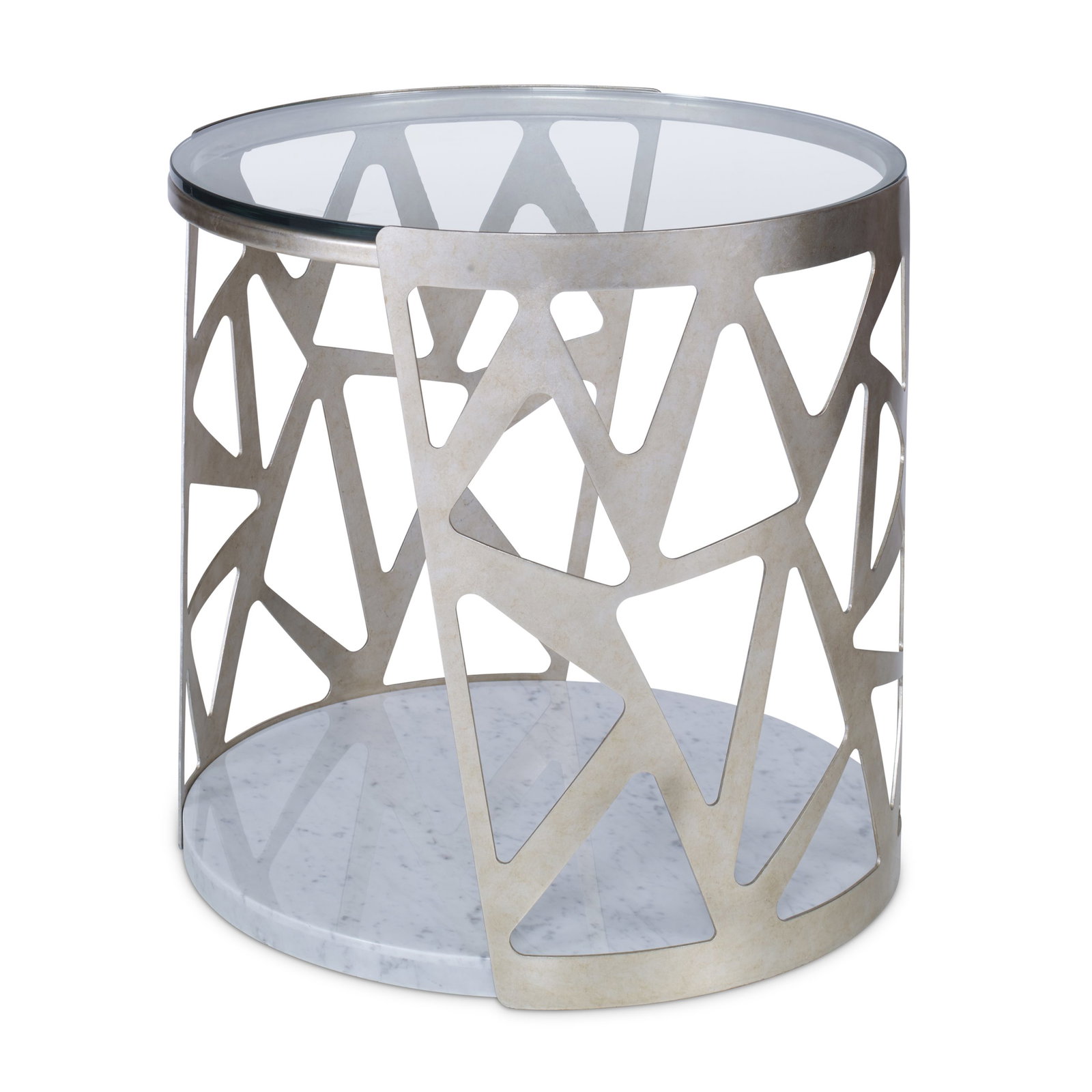 Ambella Home 07269-900-001 Pierced Round End Table