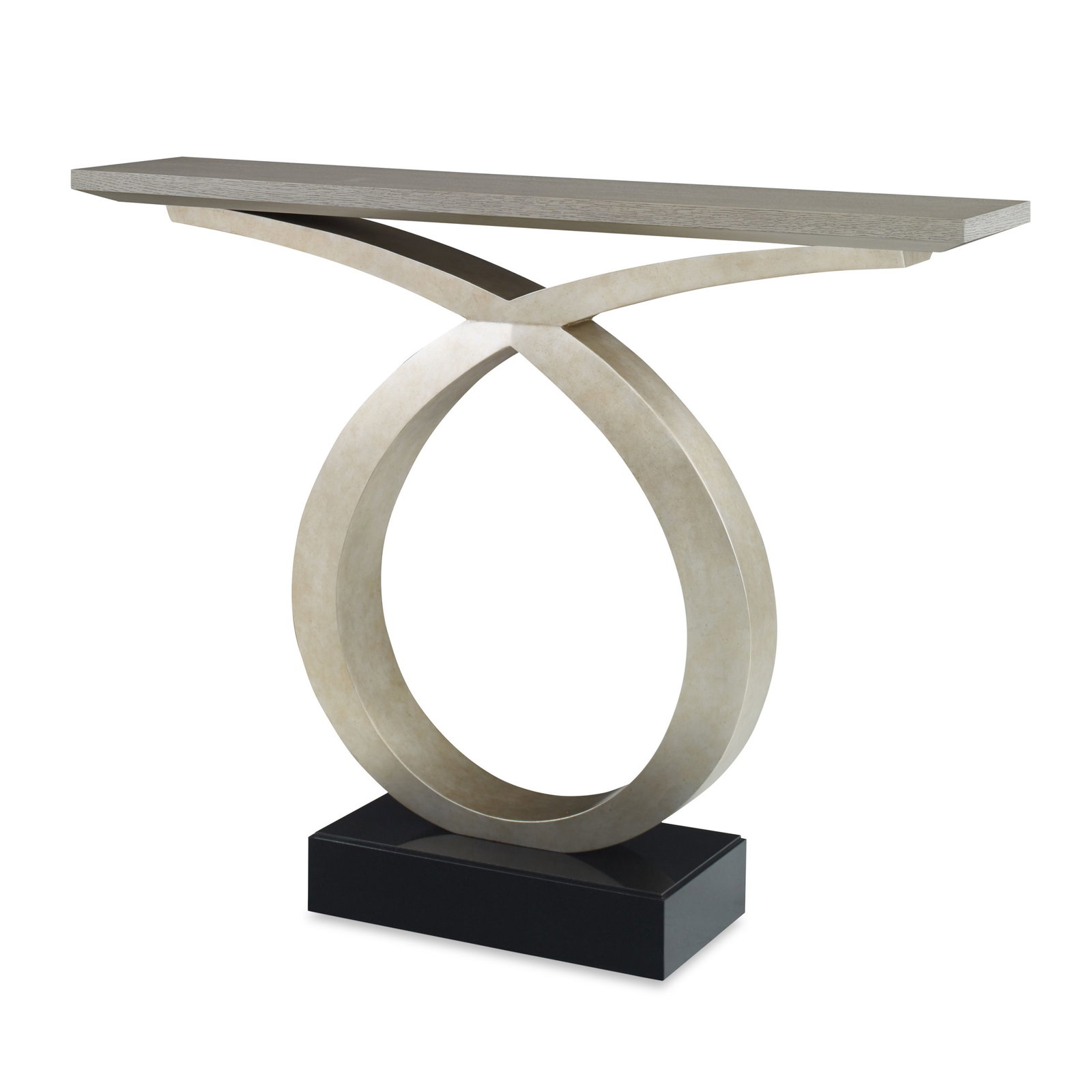 Ambella Home 07286-850-002 Loophole Console Table Silver