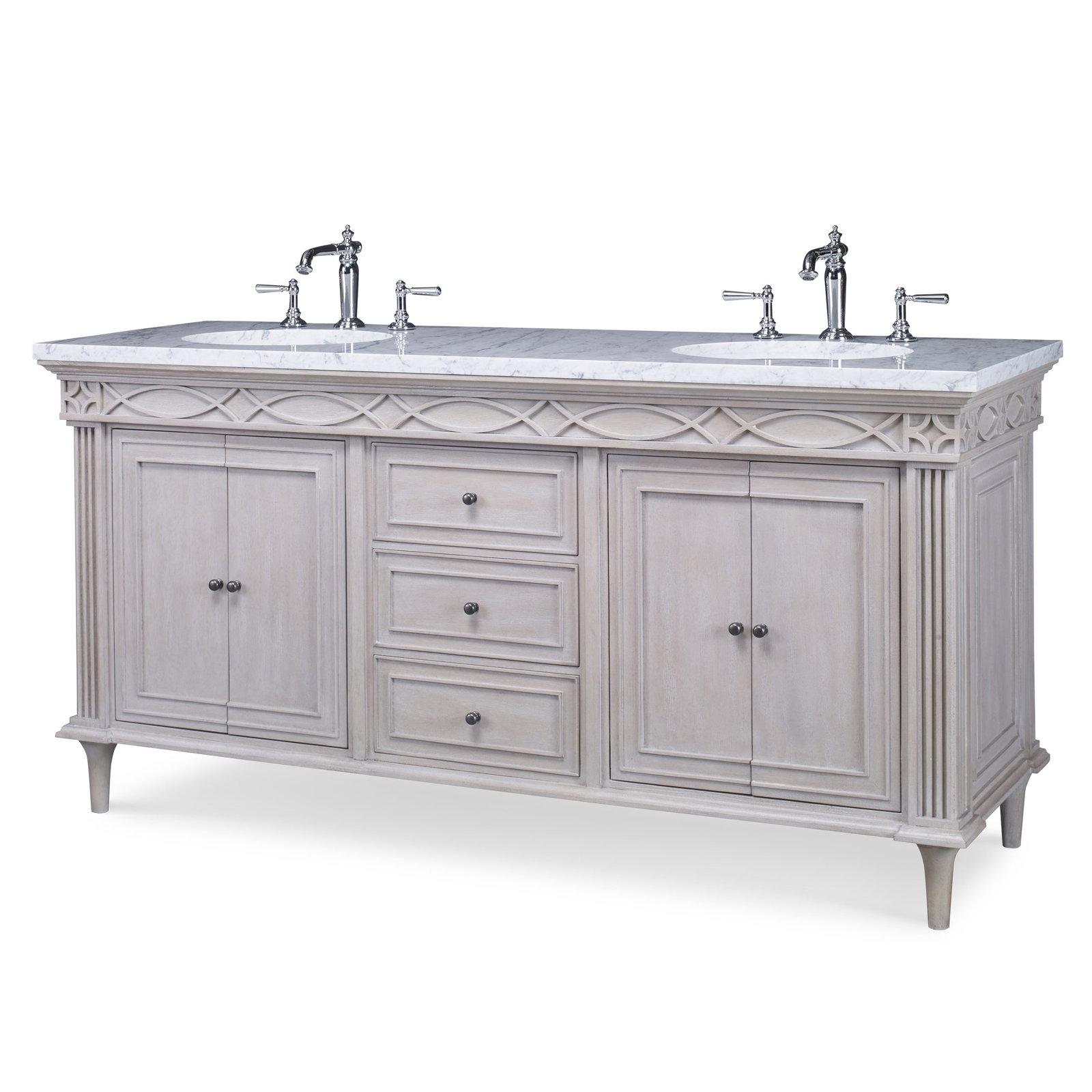 Ambella Home 08991-110-601 Seville Double Sink Chest