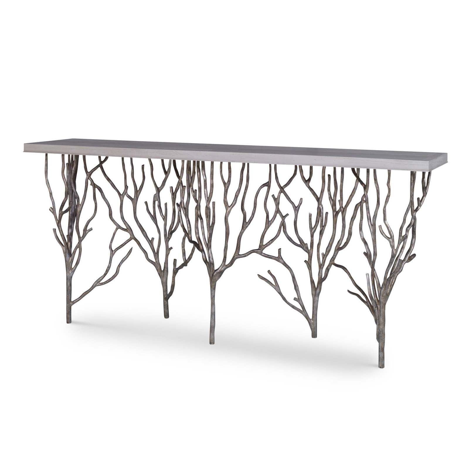 Ambella Home 09136-850-008 Forest Console Table Champagne