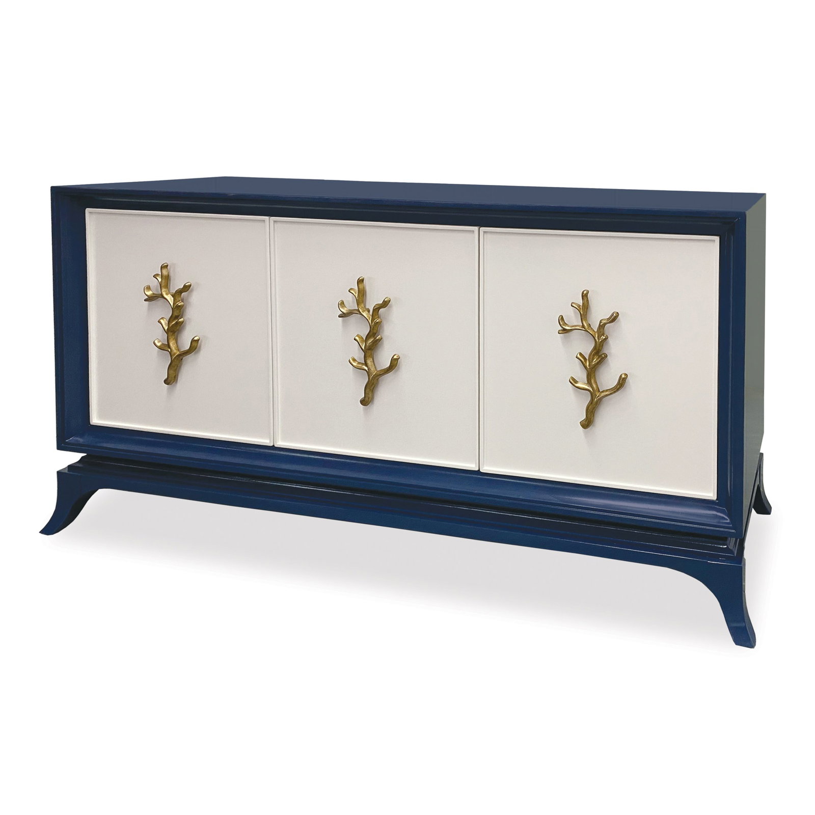 Ambella Home 09203-630-021 Cordelia Multi-Use Cabinet Cadet Blue