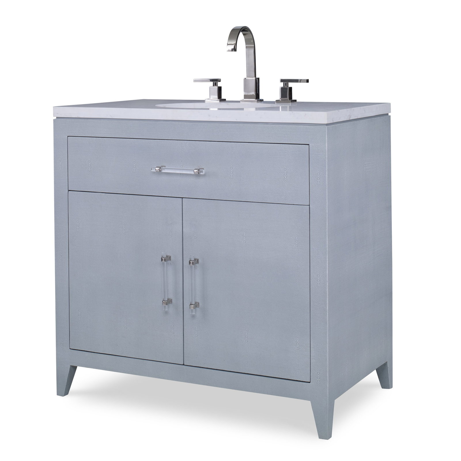 Ambella Home 09223-110-335 Shagreen Sink Chest Polar Blue Ambella Home 09223-110-335 Shagreen Sink Chest Polar Blue