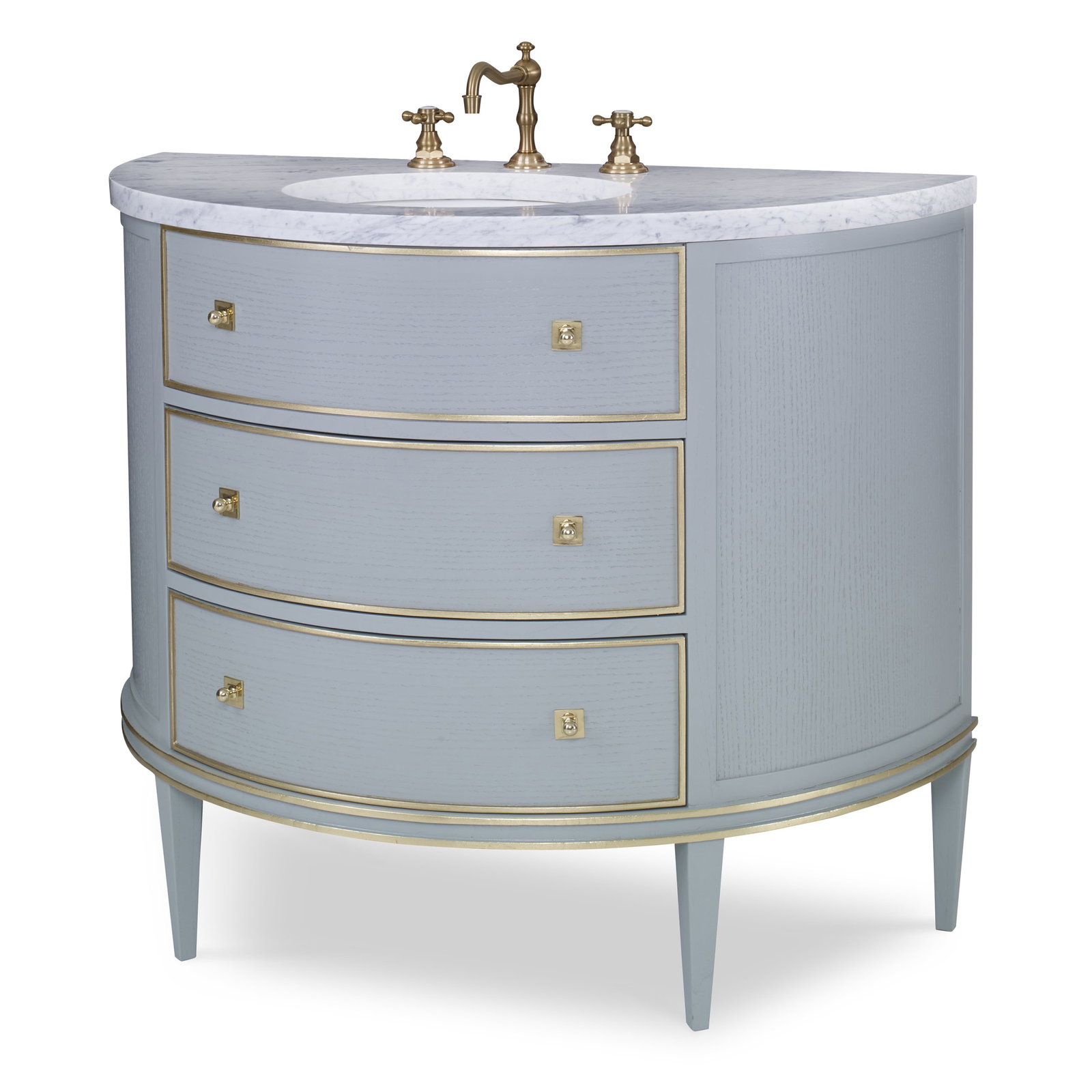 Ambella Home 09242-110-435 Orion Sink Chest Polar Blue