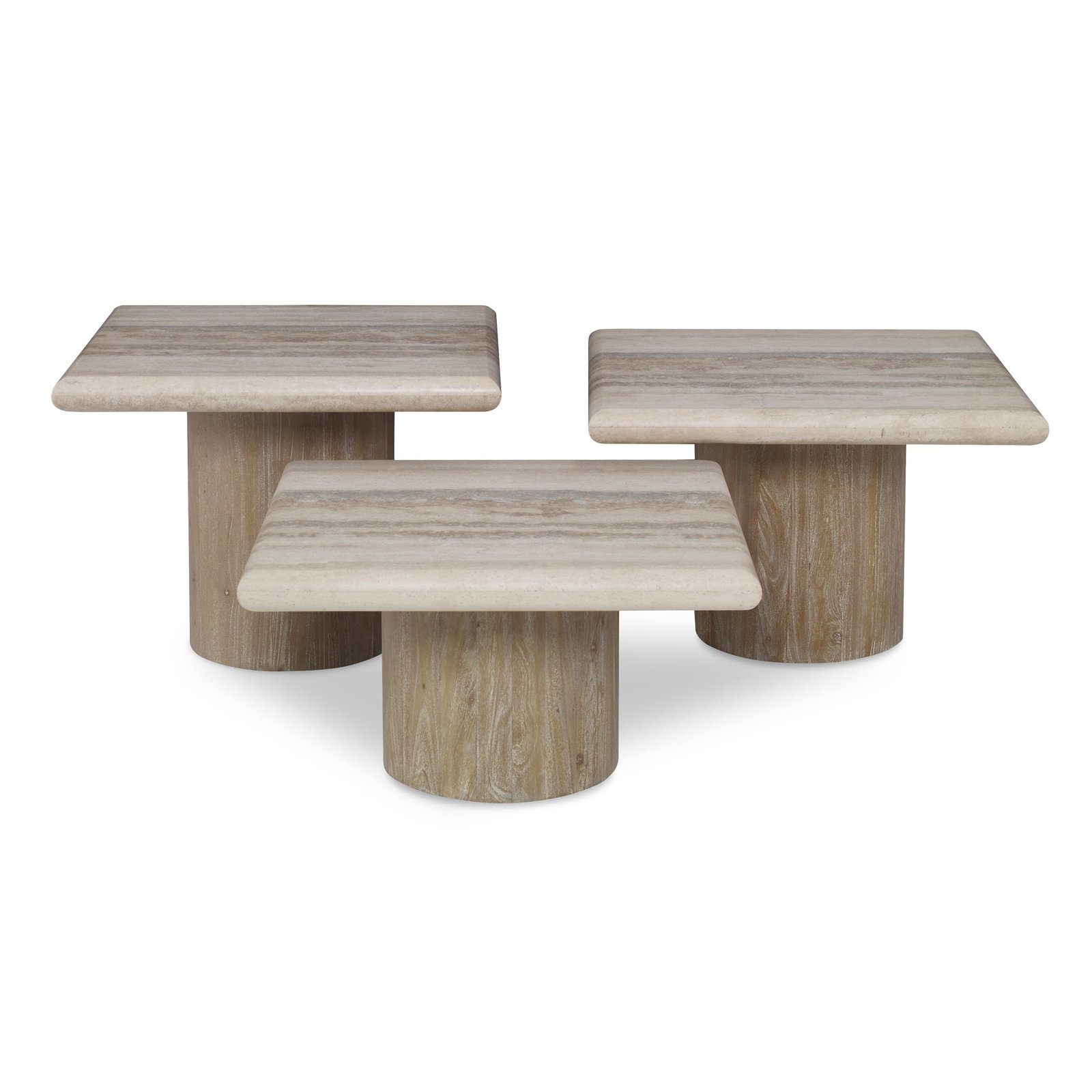 Ambella Home 09285-900-100 Petros Travertine Table Set