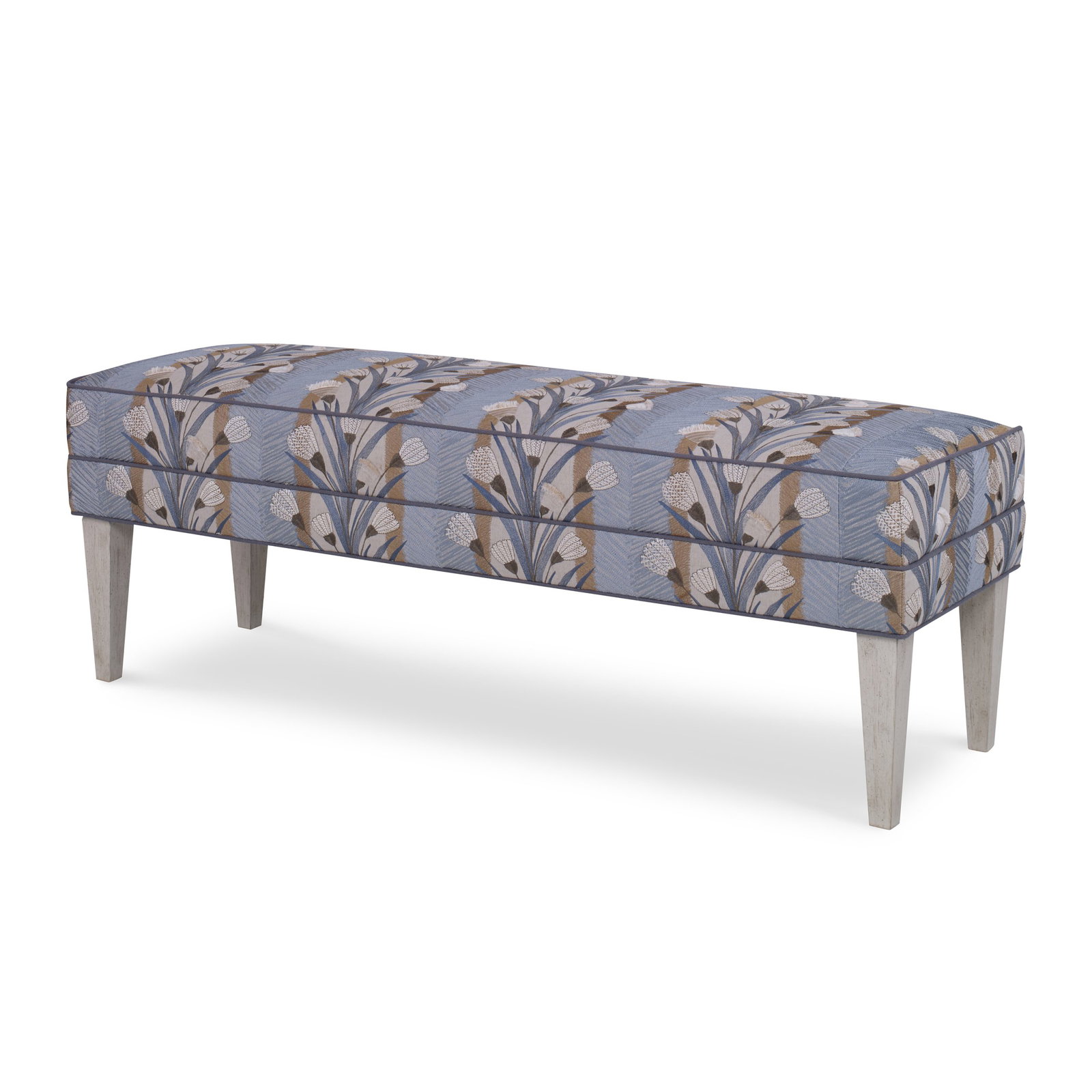 Ambella Home 112-00 Livery Bench Wood Legs