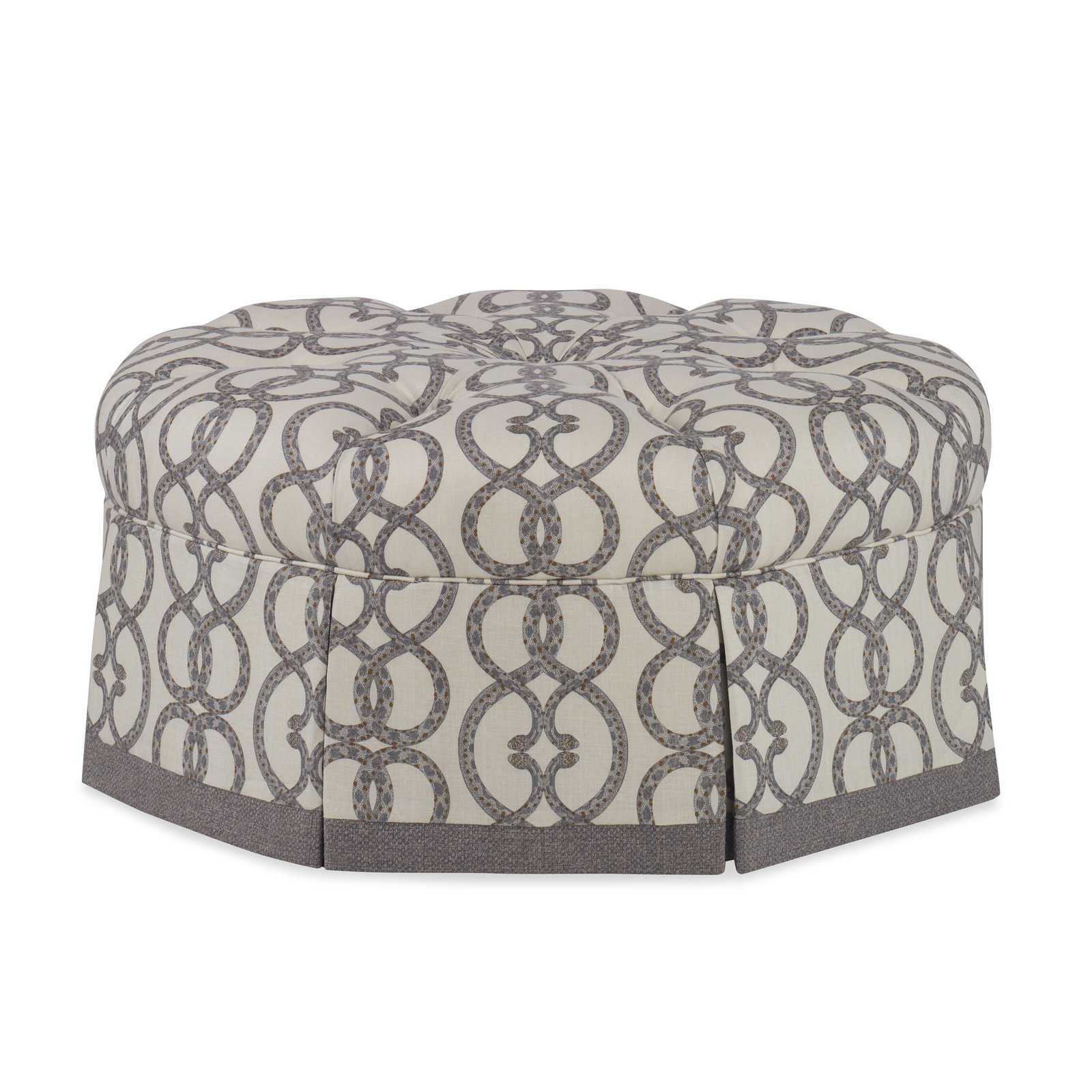 Ambella Home 114-00 Duchess Poof Skirted