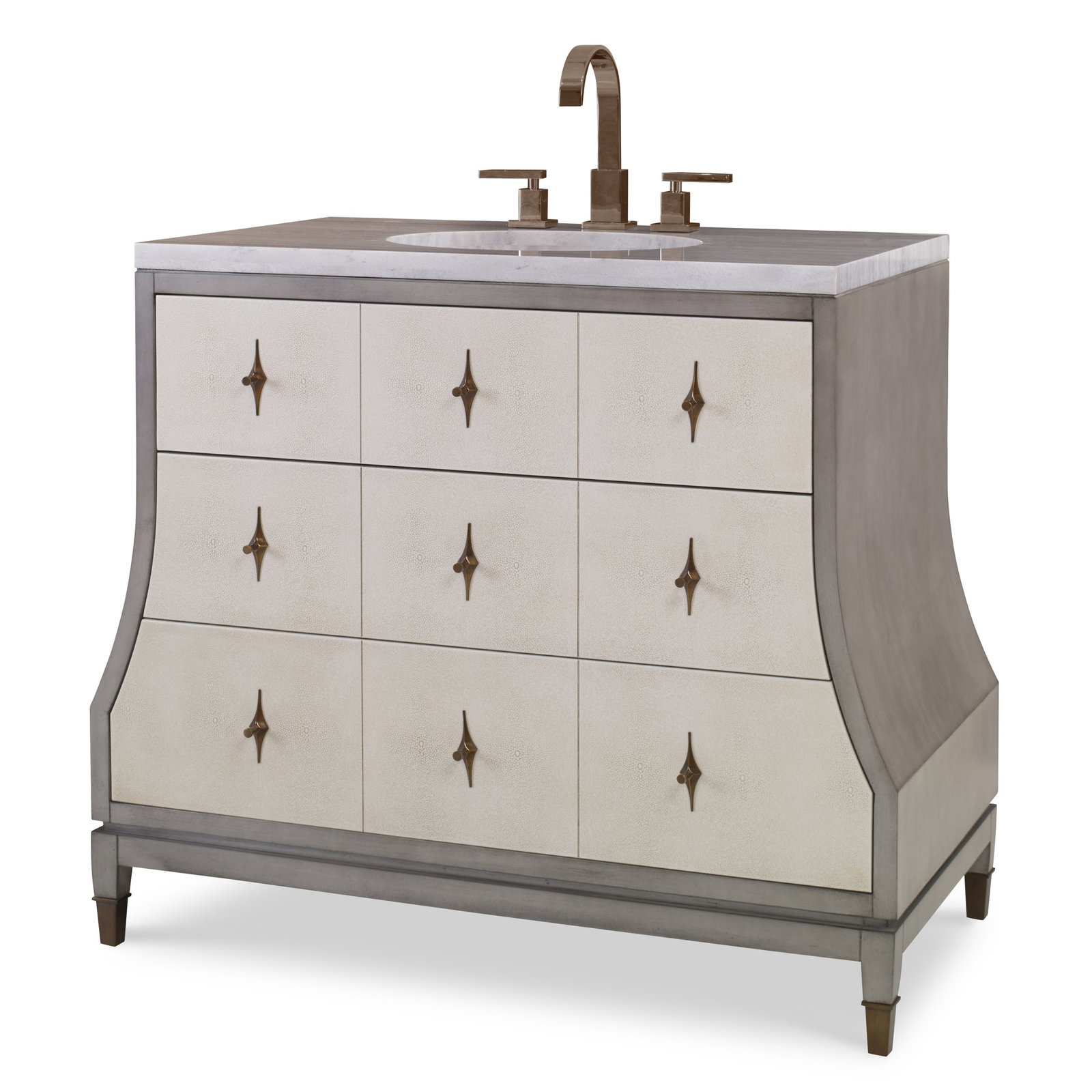 Ambella Home 12559-110-410 Tapered Sink Chest Custom