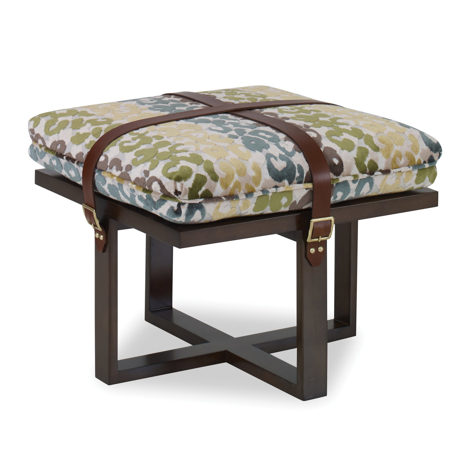 Ambella Home 140-00 Buckled Ottoman