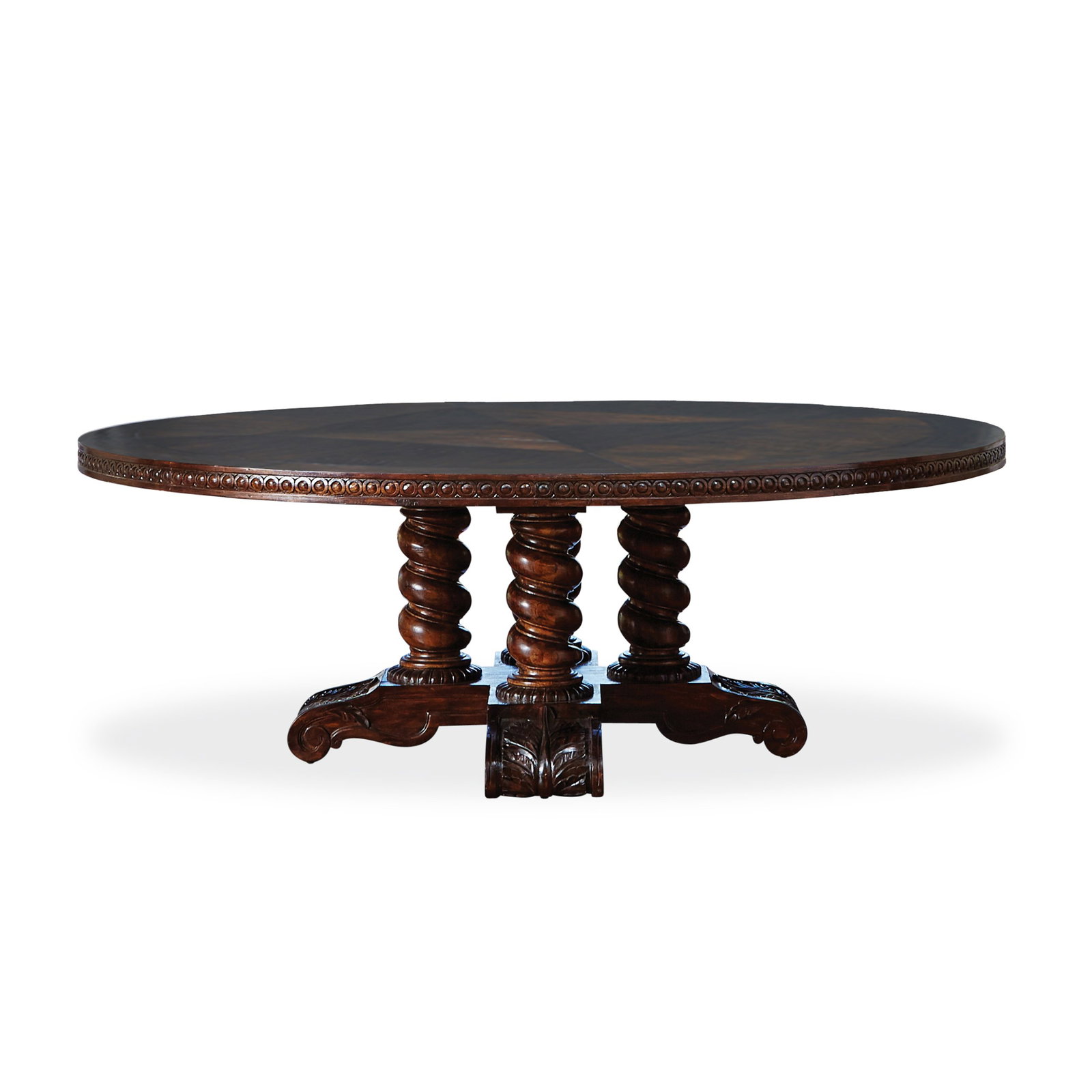 Ambella Home 17501-600-086 Castilian Round Dining Table 86″
