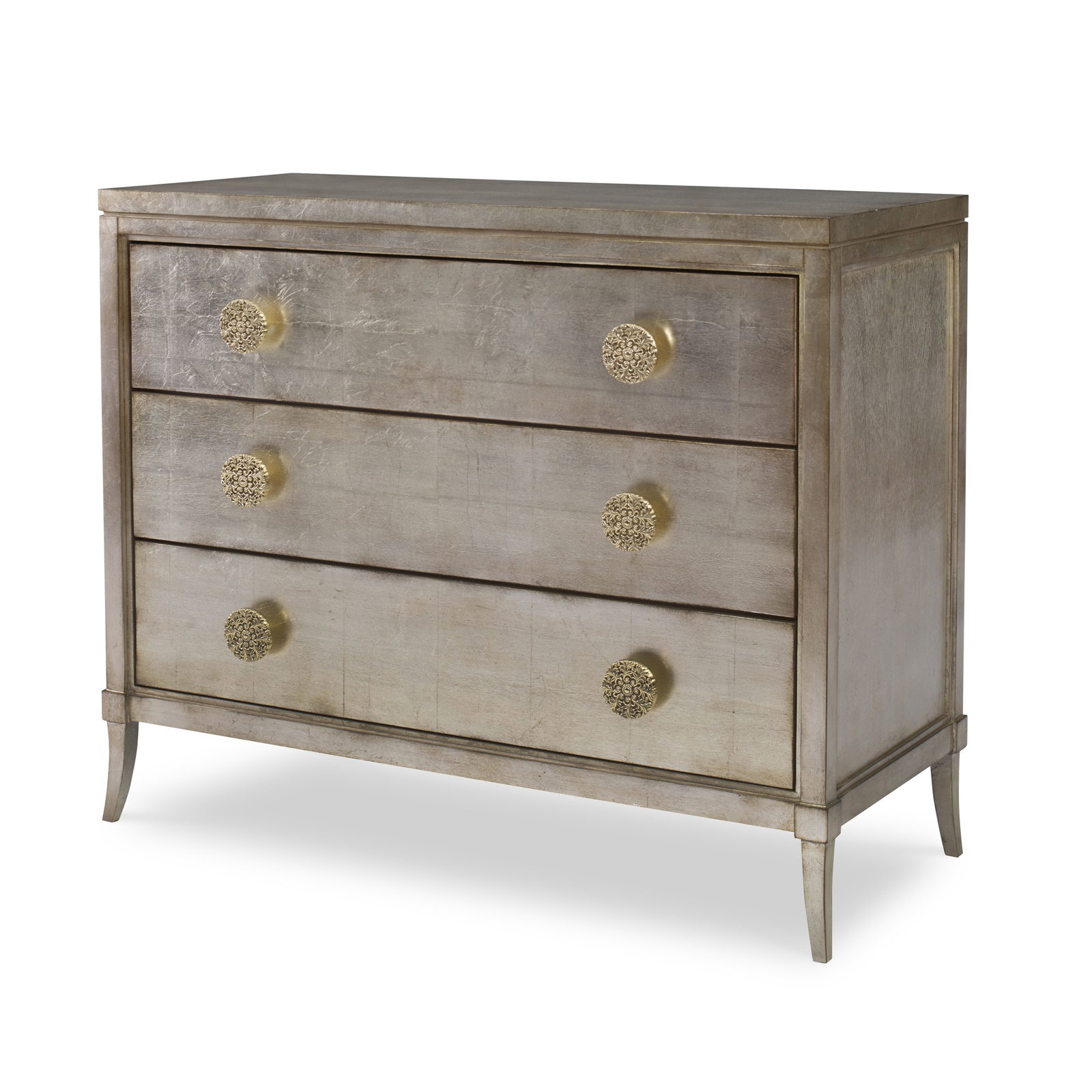Ambella Home 17577-830-034 Cassia Chest French Gold Leaf