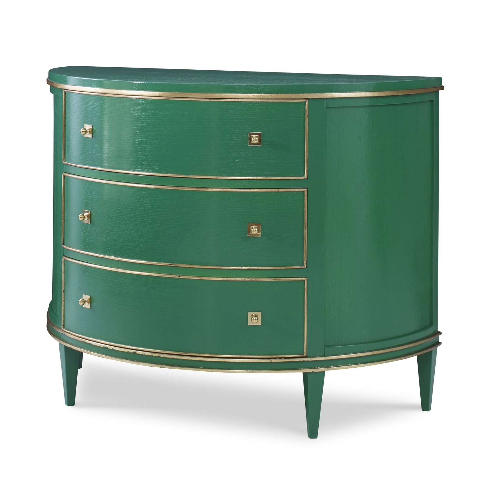 Ambella Home 17581-830-029 Orion Demilune Chest Emerald