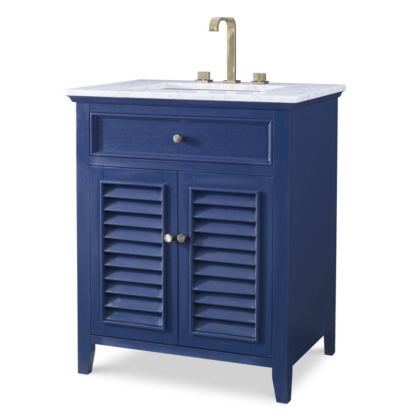 Ambella Home 17590-110-221 Louvered Medium Sink Chest Cadet Blue Ambella Home 17590-110-221 Louvered Medium Sink Chest Cadet Blue
