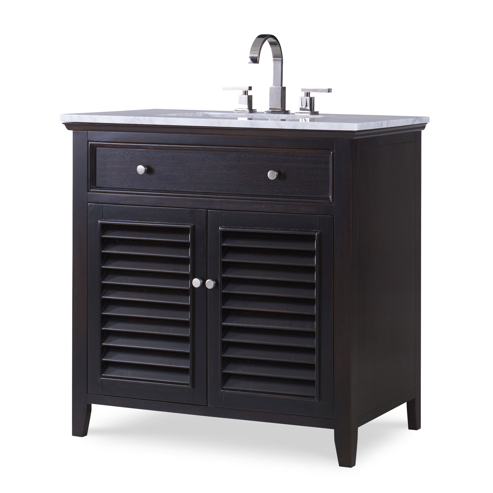 Ambella Home 17590-110-326 Louvered Sink Chest Rubbed Raven Ambella Home 17590-110-326 Louvered Sink Chest Rubbed Raven