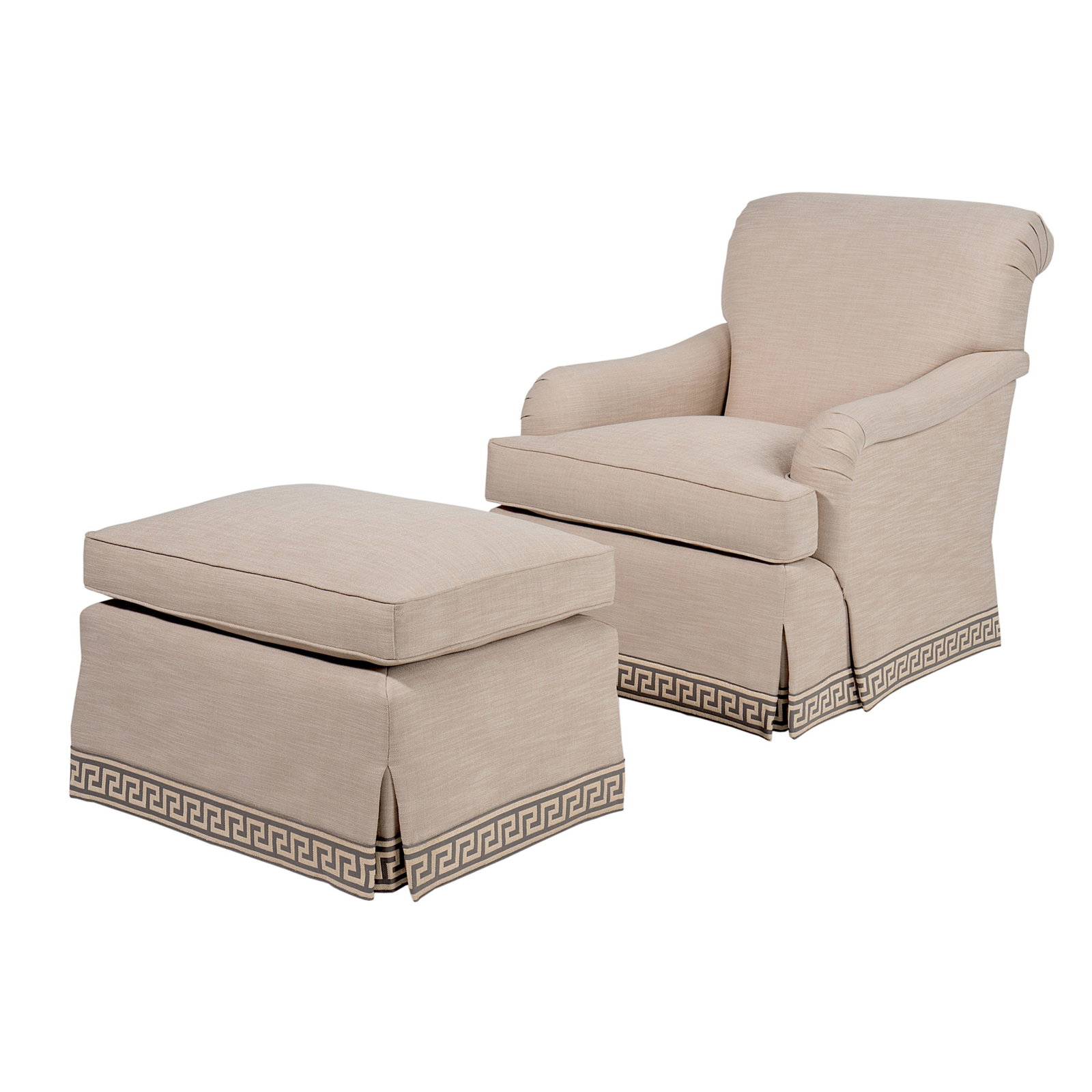 Ambella Home 230-00 Bristol Chair Skirted