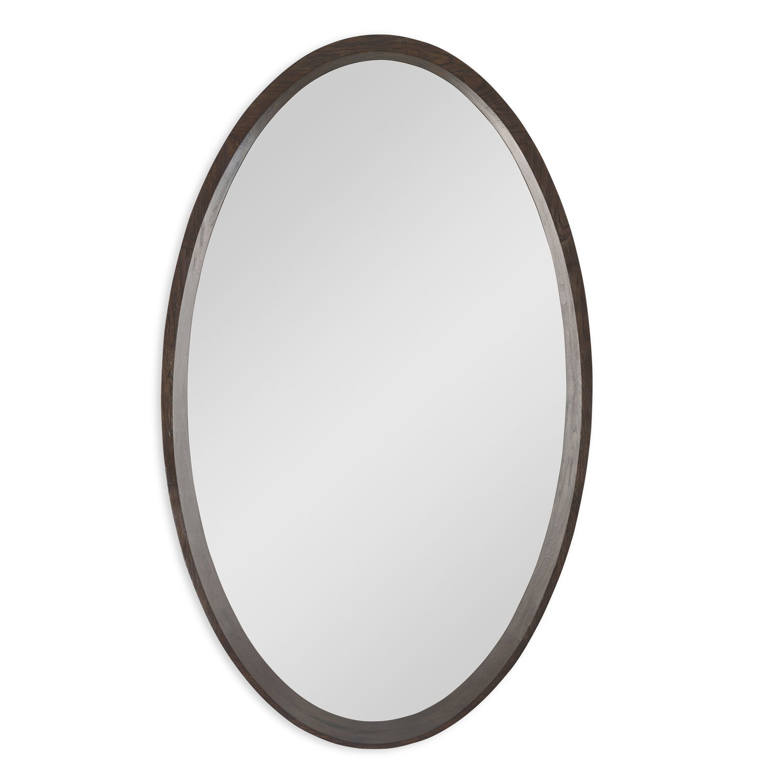 Ambella Home 27114-980-030 Oval Orbit Mirror Walnut