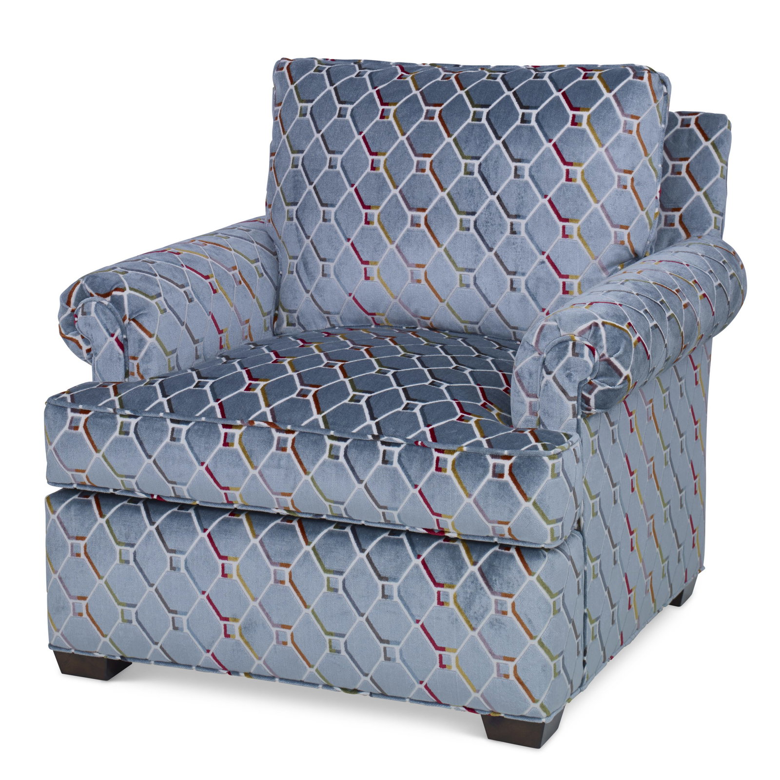 Ambella Home 4002-11 Profiles Chair Panel Roll Arm