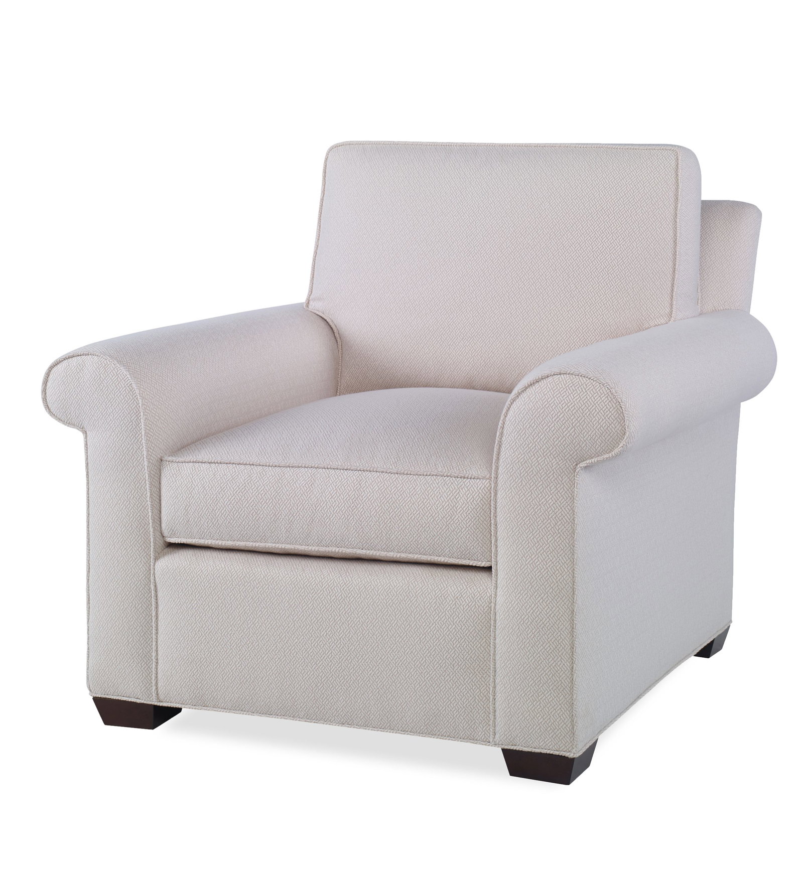 Ambella Home 4008-11 Profiles Chair Modern Roll Arm