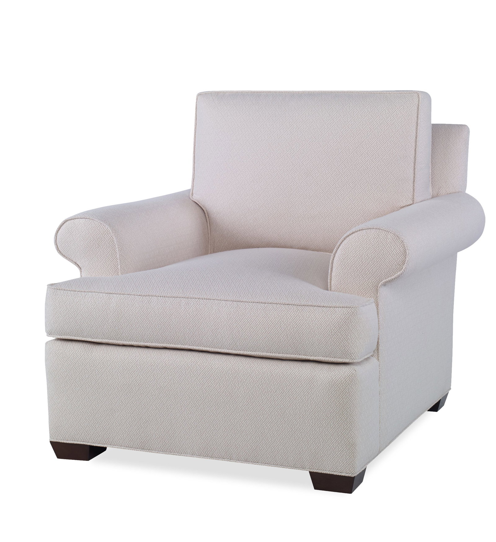 Ambella Home 4009-11 Profiles Chair Modern Roll Arm T Cushion