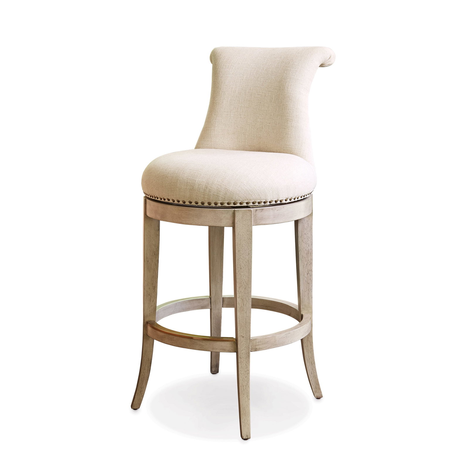 Ambella Home 61000-510-003 Ionic Barstool Grey