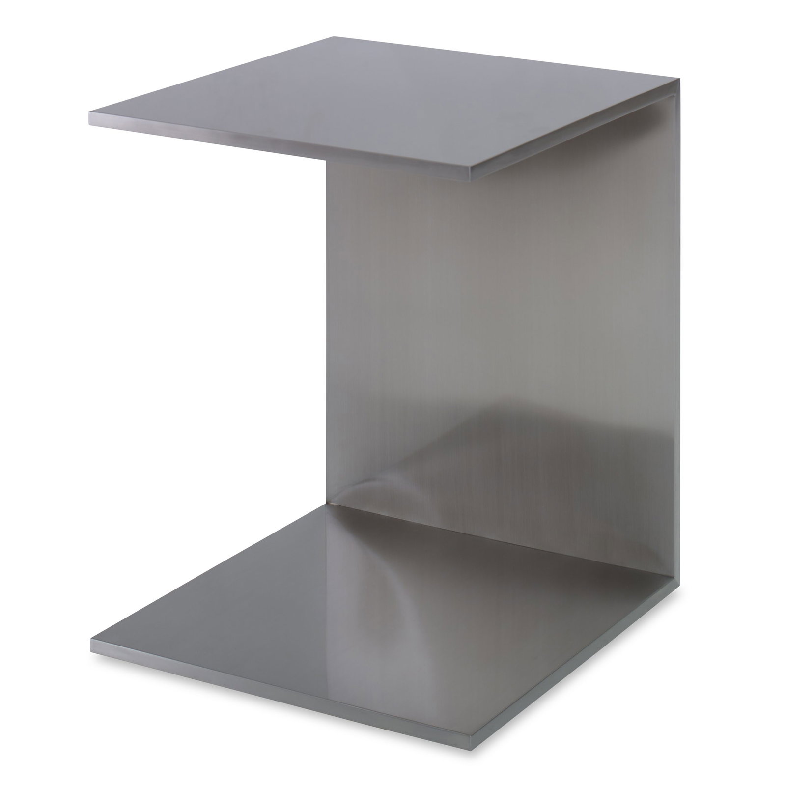 Ambella Home 68028-900-003 Petite C End Table Satin Nickel