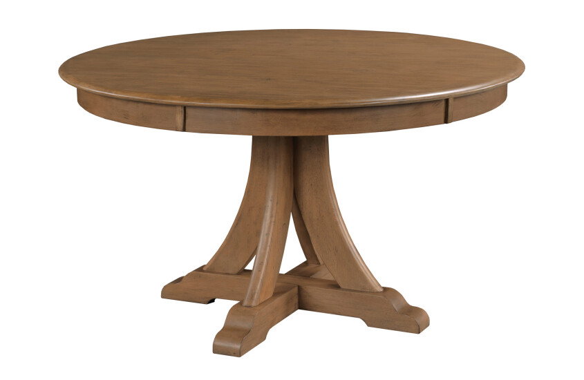 Kincaid Furniture 317-706L 54″ Round Quad Table, Latte