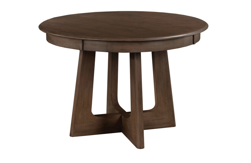 Kincaid Furniture 317-707M 44" Round Pedestal Table, Mocha
