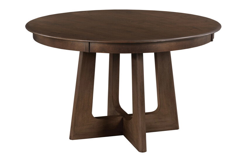 Kincaid Furniture 317-708M 54" Round Pedestal Table, Mocha