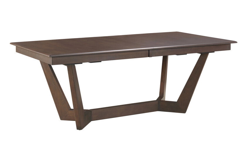 Kincaid Furniture 317-747MP 80″ Rectangular Trestle Table Pkg, Mocha