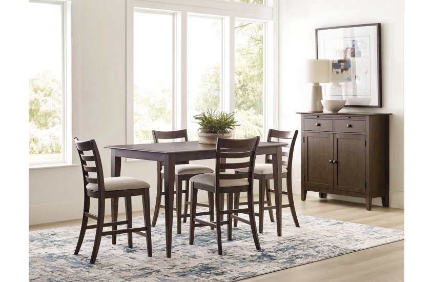 Kincaid Furniture 317-692M Tall Ladderback Chair, Mocha Kincaid Furniture 317-692M Tall Ladderback Chair, Mocha