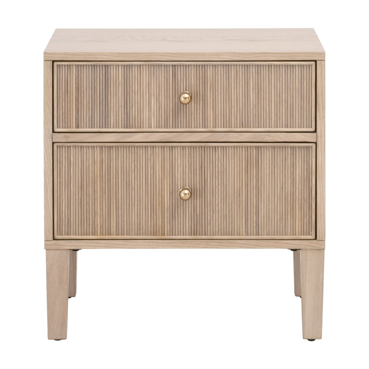 Essentials For Living 5256.NAT-OAK Highland 2-Drawer Nightstand